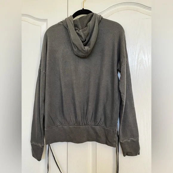 Lucky Brand Dark Gray Floral Hoodie - Picture 5 of 8